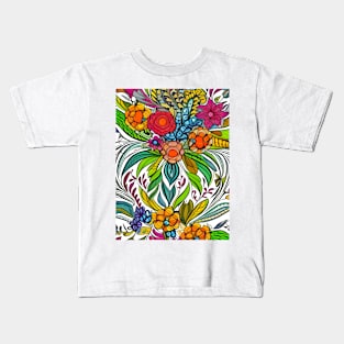 Flower pattern Kids T-Shirt